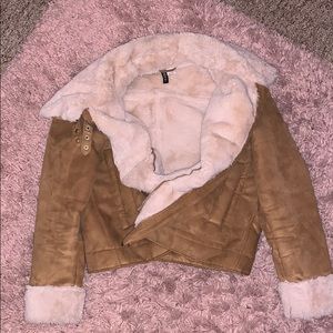 Caramel Sherpa coat